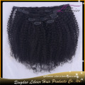 Alibaba express clip in hair extension 100% virgin brazilian human hair unprocessed clip in hair bundles wholesale hair